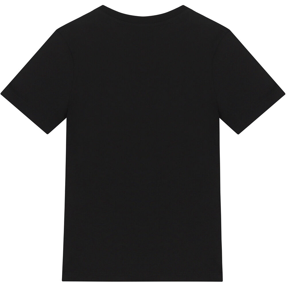 EA7 Emporio Armani - Boys Black Cotton T-Shirt