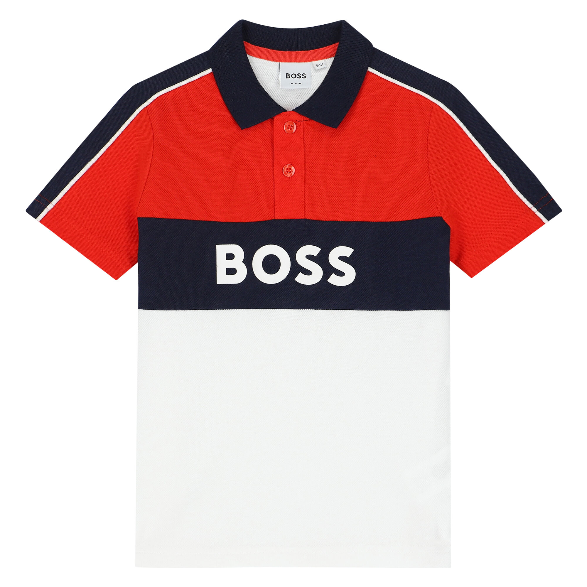 boss navy polo shirt