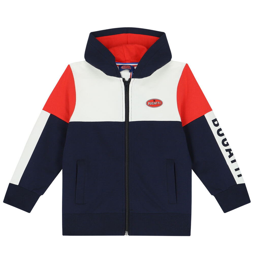 Youth Red/Navy 1/4 Zip Jacket