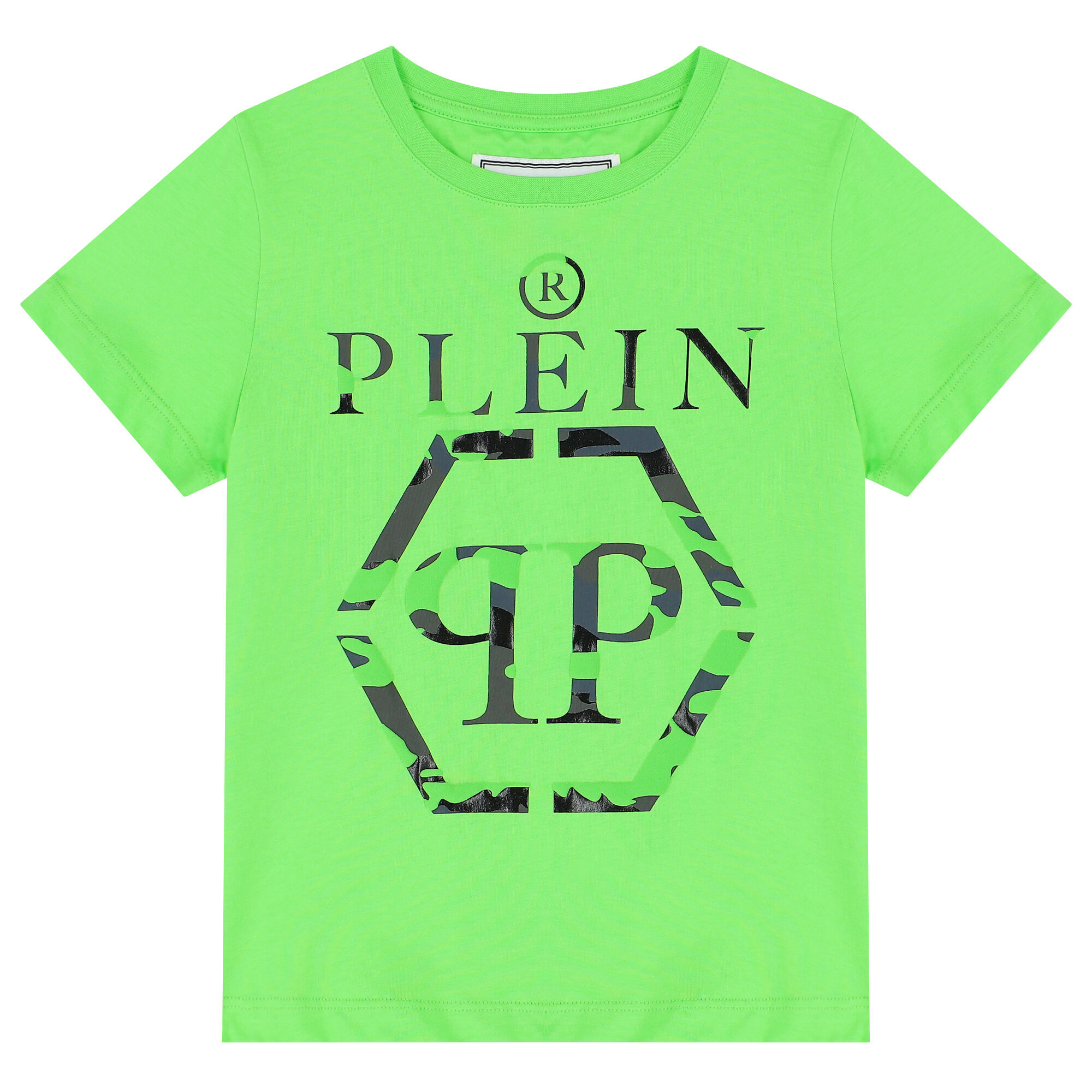 Philipp Plein logo-print short-sleeve babygrow - Pink