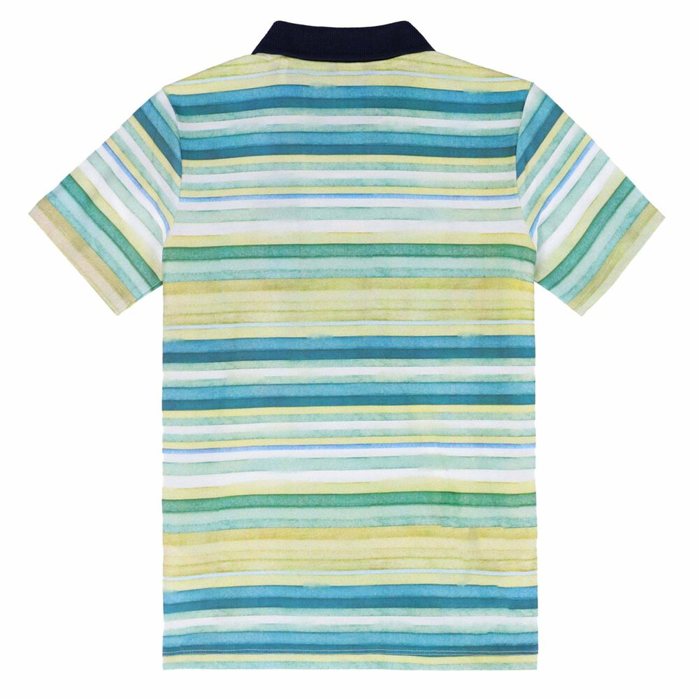Lacoste Kids Piqué monogram-print Polo Shirt - Green