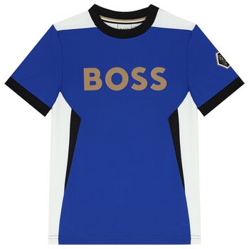 Boys Blue Logo T-Shirt