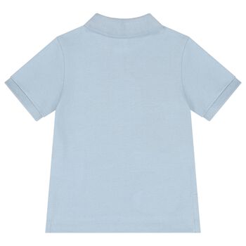 Baby Boys Blue Logo Polo Shirt