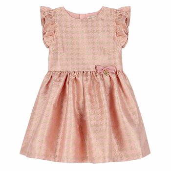 Girls Gold & Pink Dress