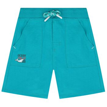Boys Blue Shark Shorts