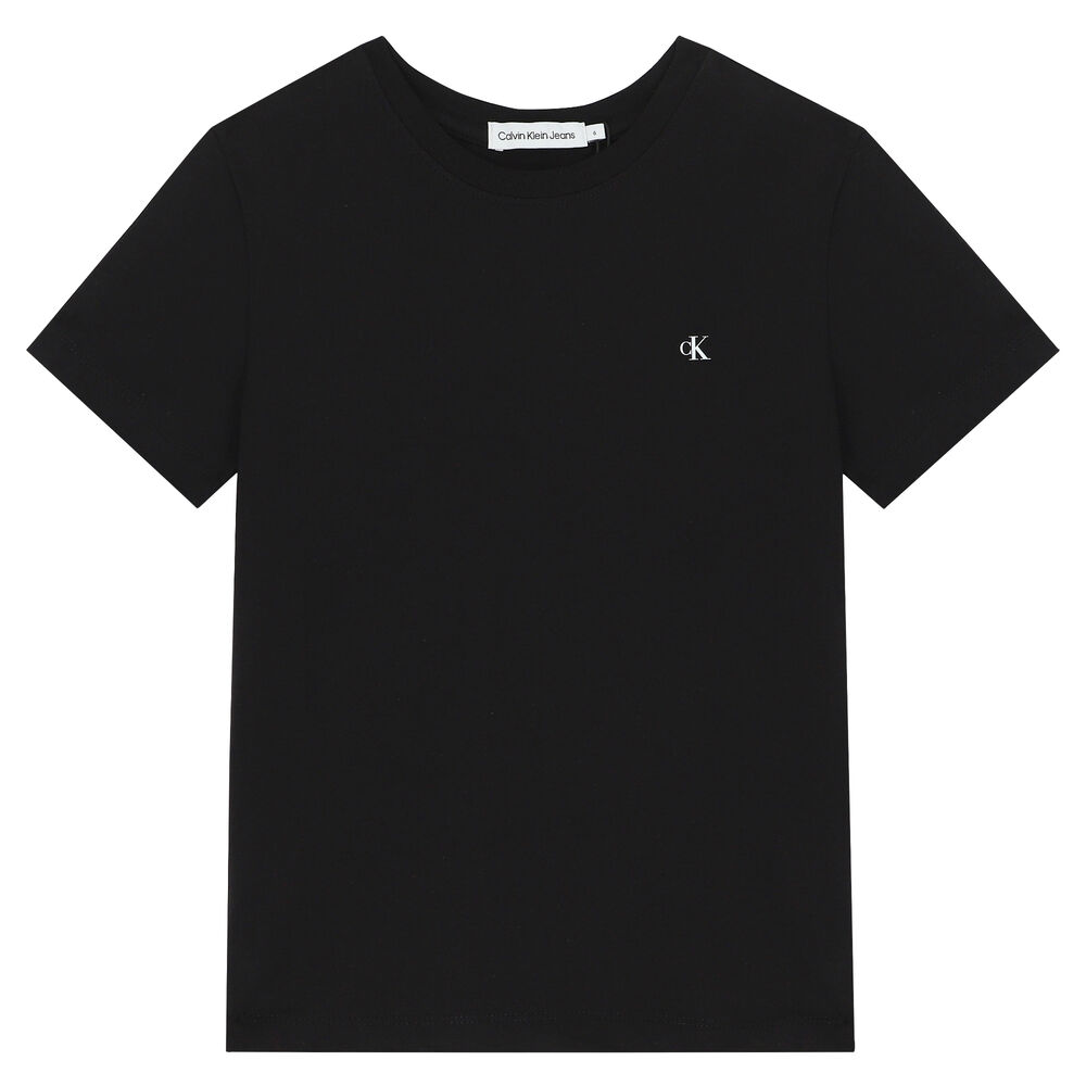 Buy Calvin Klein Black Logo-Print T-Shirt for Boys in Bahrain