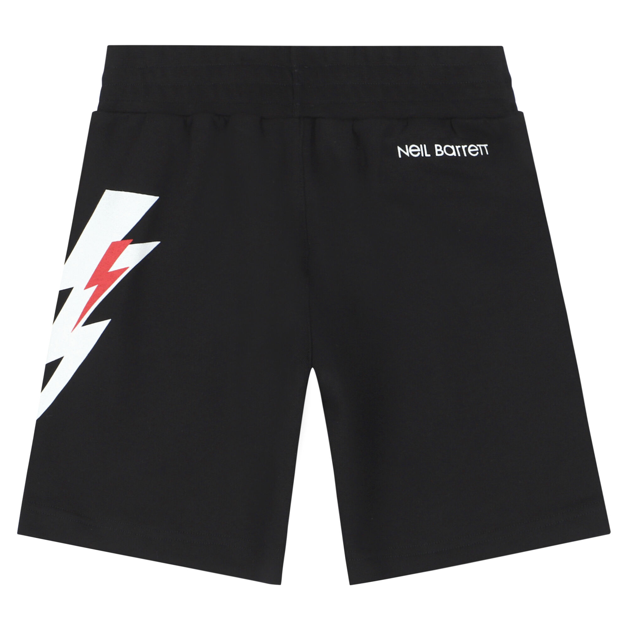 Neil Barrett Kids logo-print shorts - Black