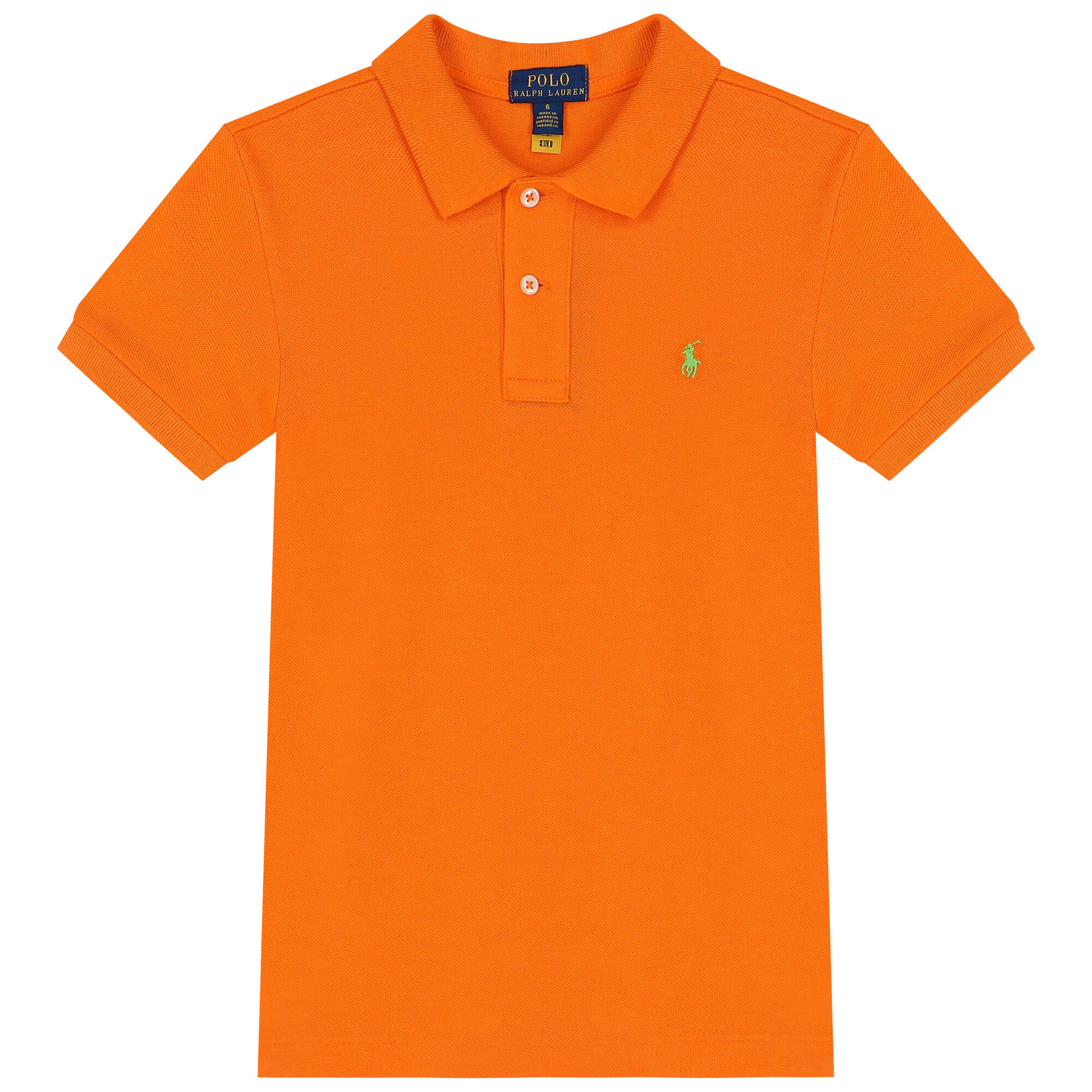 Calvin Klein Kids logo-embroidered short-sleeve T-shirt - Orange