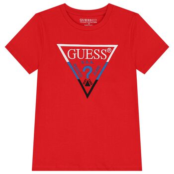 Boys Red Logo T-Shirt