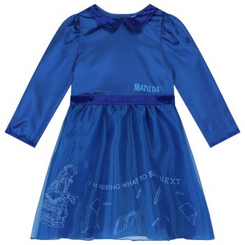 Girls Blue Matilda Costume