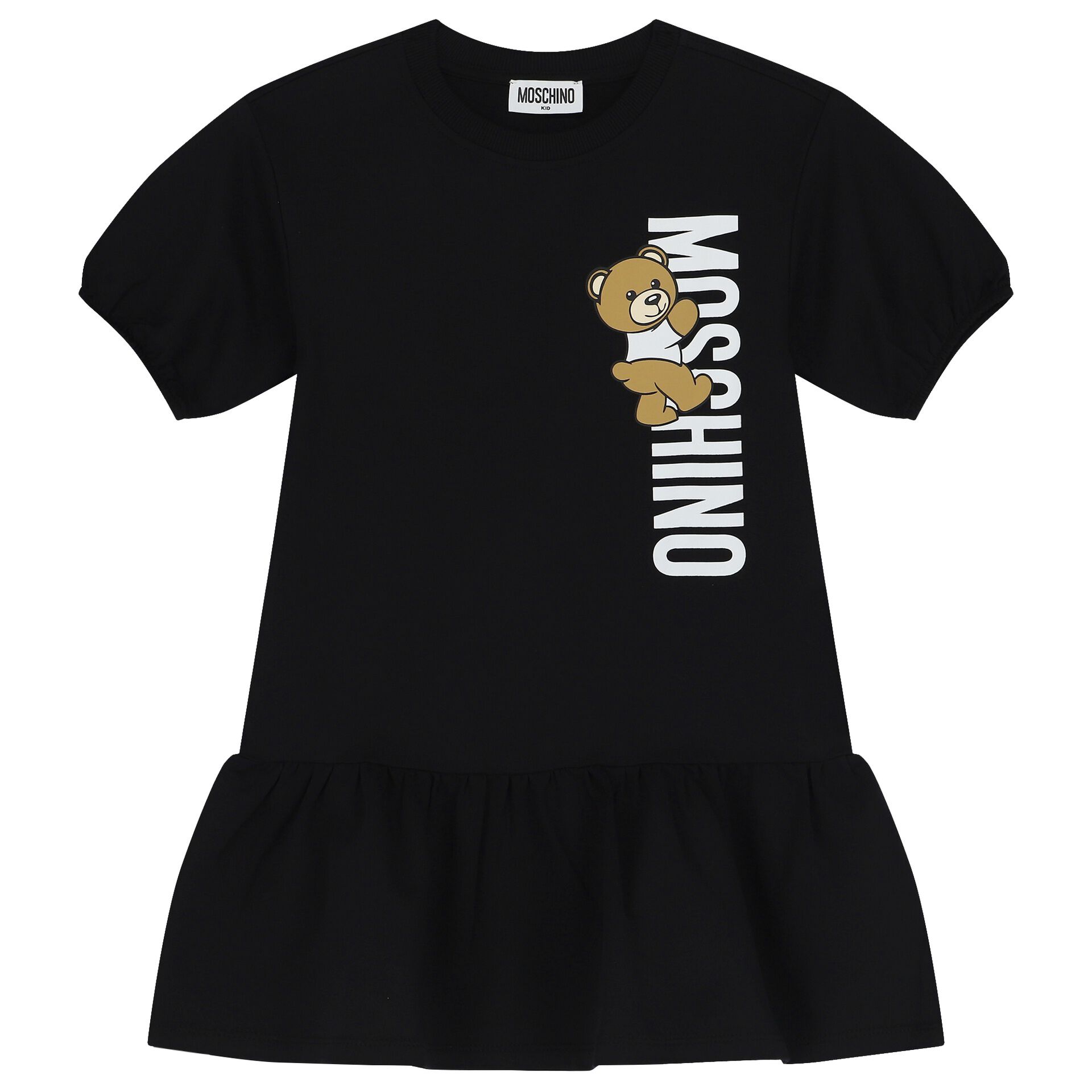 Moschino Kids logo-print cotton shorties - White