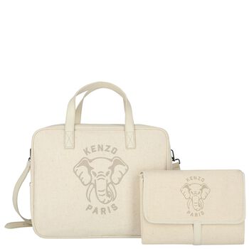 Ivory Elephant Logo Baby Changing Bag