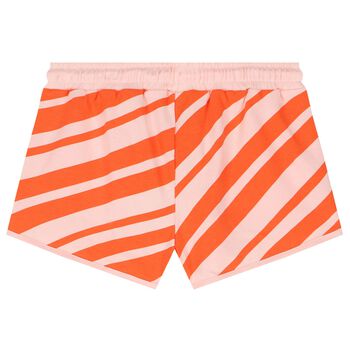 Girls Pink & Orange Shorts