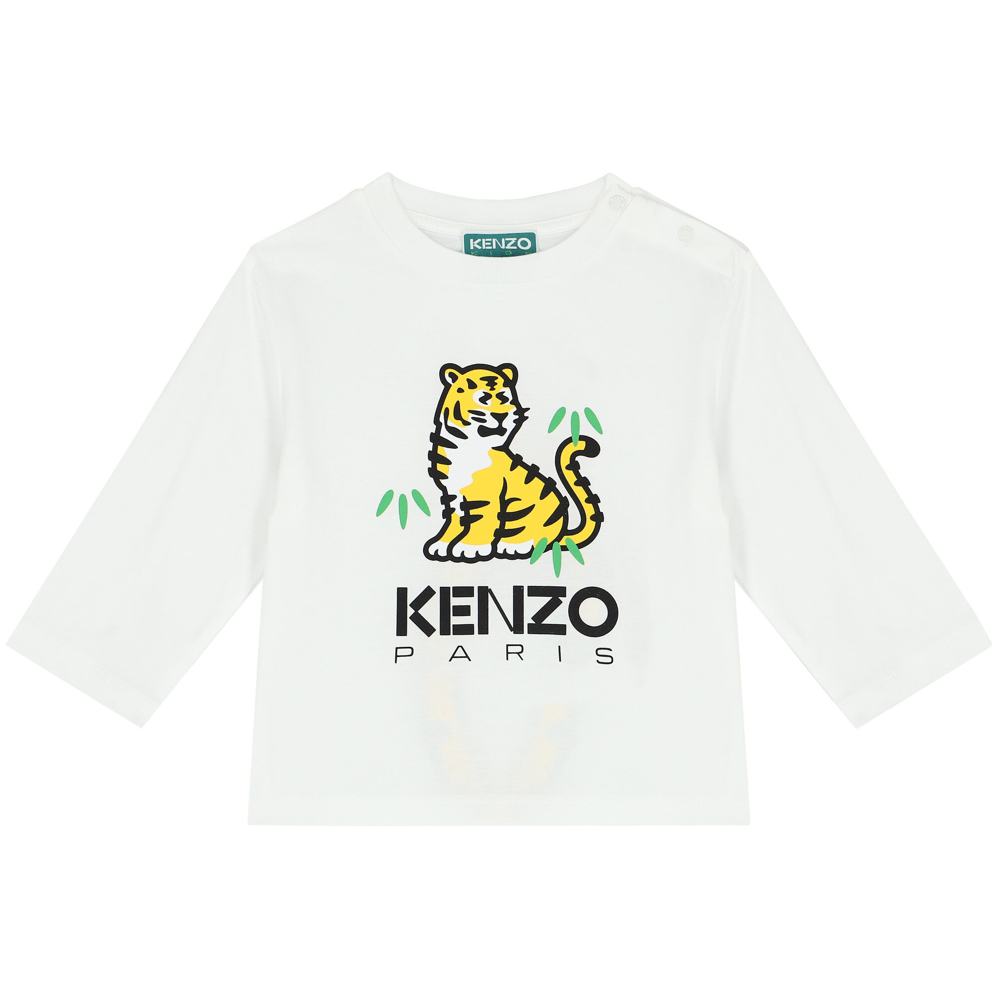 Kenzo white best sale long sleeve top