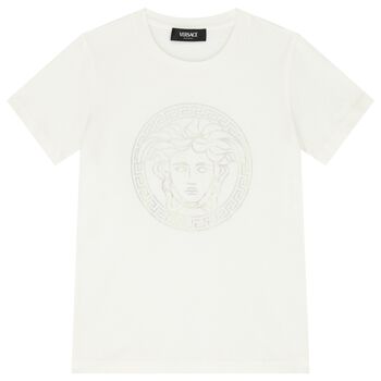 Boys Ivory Medusa T-Shirt