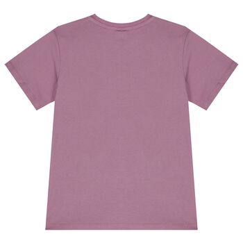 Girls Purple Shooting Stars T-Shirt