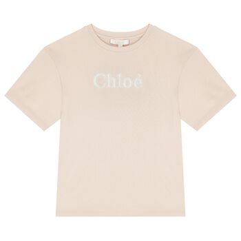 Girls Pink Logo T-Shirt