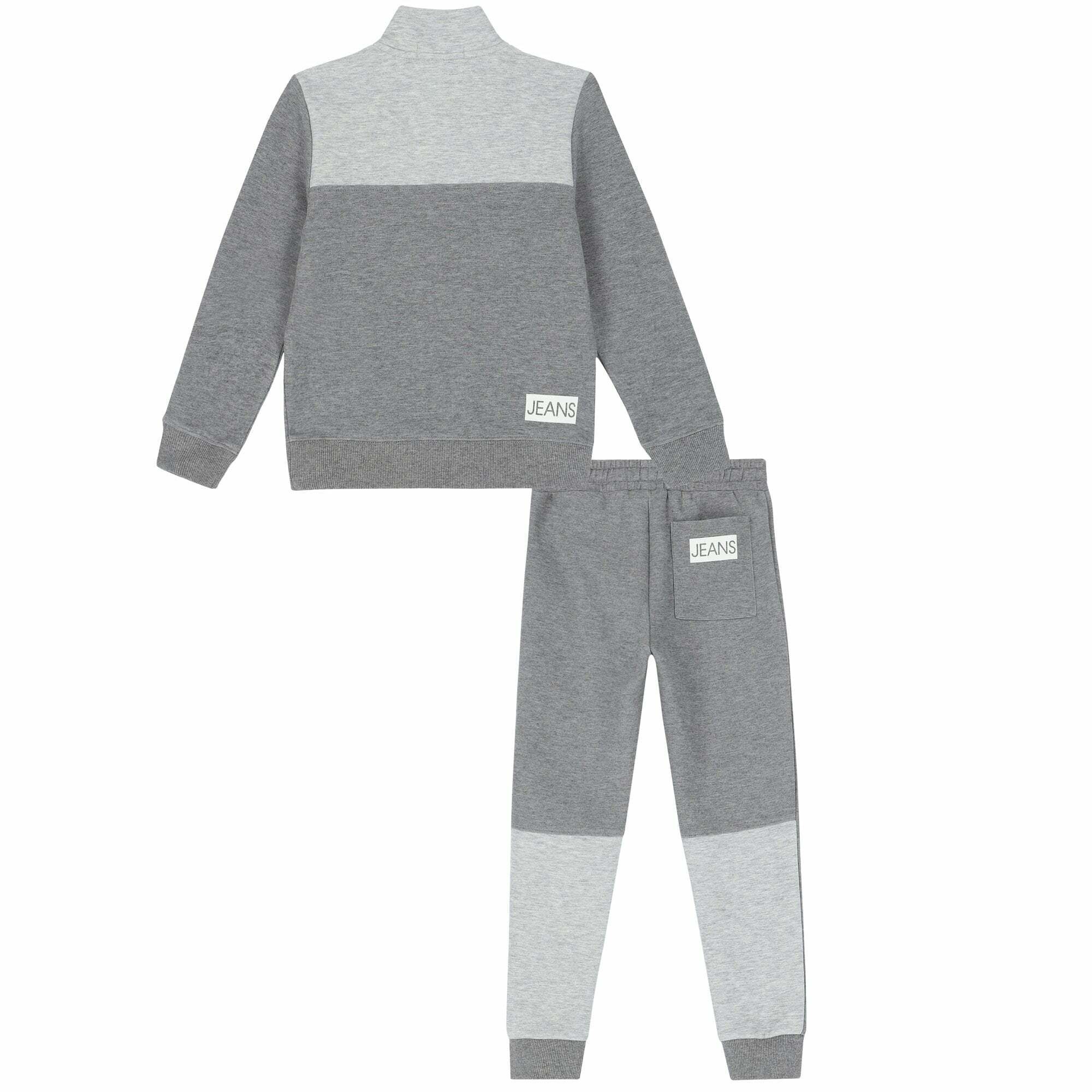 Grey calvin klein sale tracksuit mens