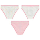 Ralph Lauren Girls Pink & White Bikini Brief ( 3-Pack )