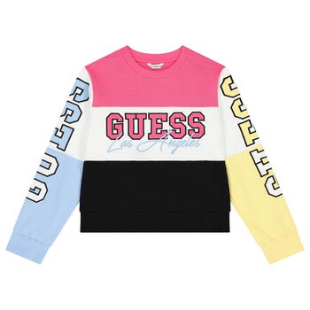 Girls Multi-Coloured Logo Sweatshirt