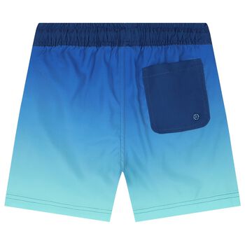 Boys Blue & Green Swim Shorts