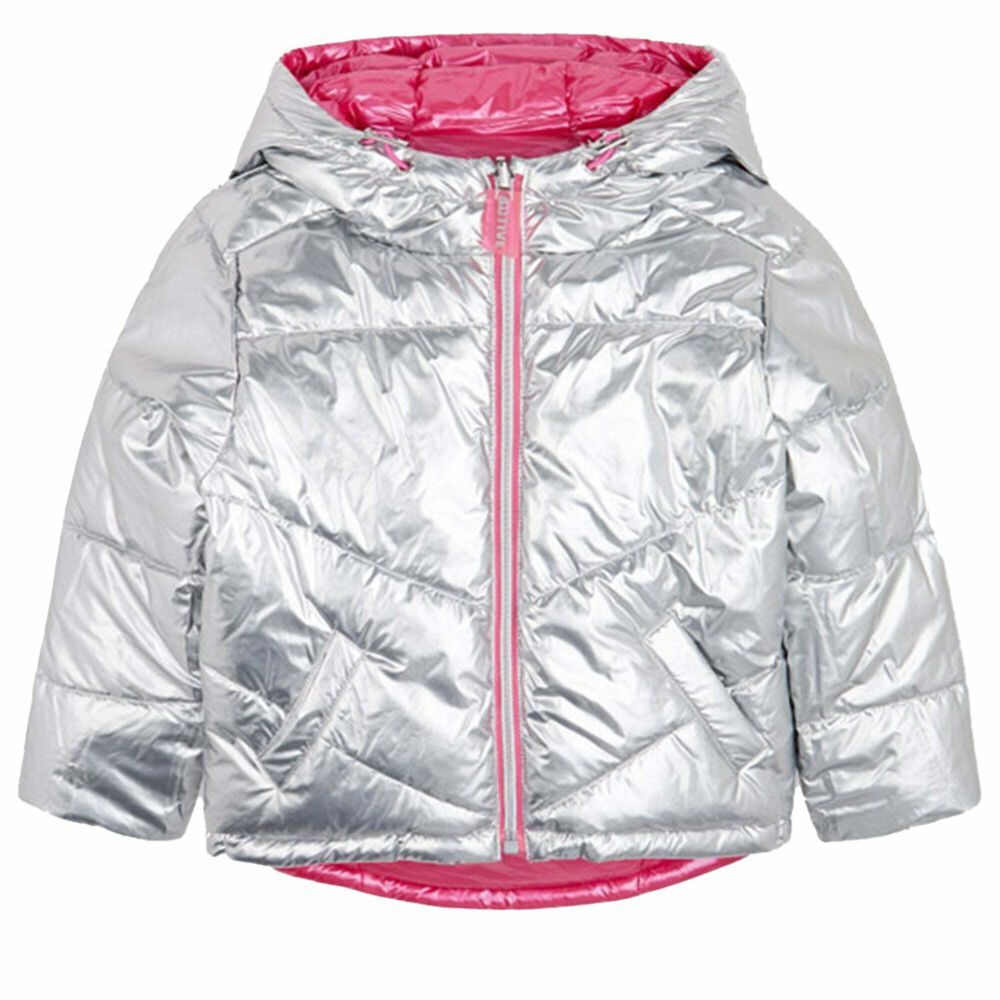 Mayoral Girls Silver Puffer Jacket
