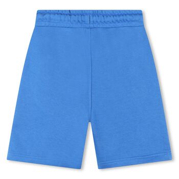 Boys Bright Blue Logo Shorts