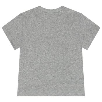 Grey Teddy Bear Logo T-Shirt