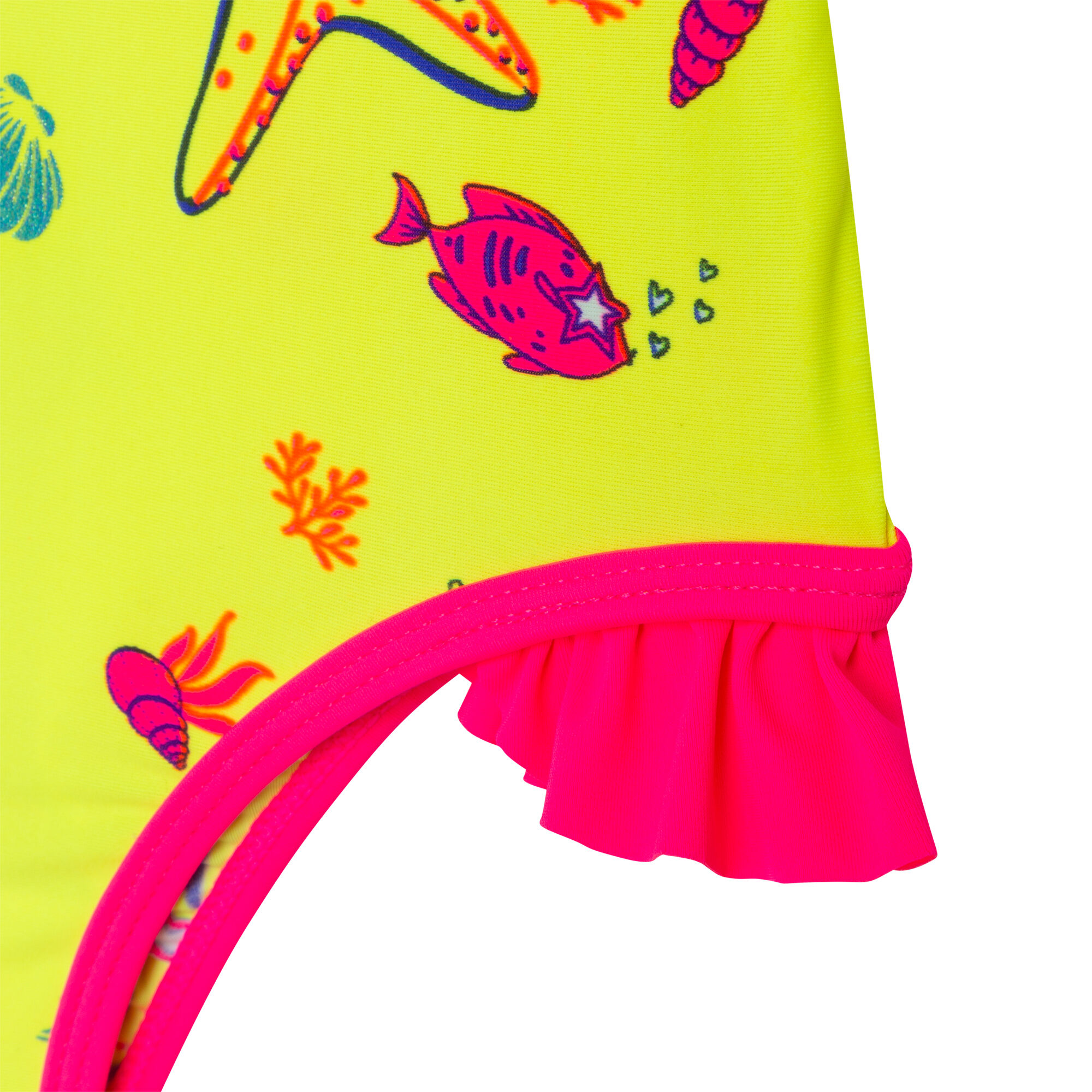 Billieblush starfish-print shorts - Yellow