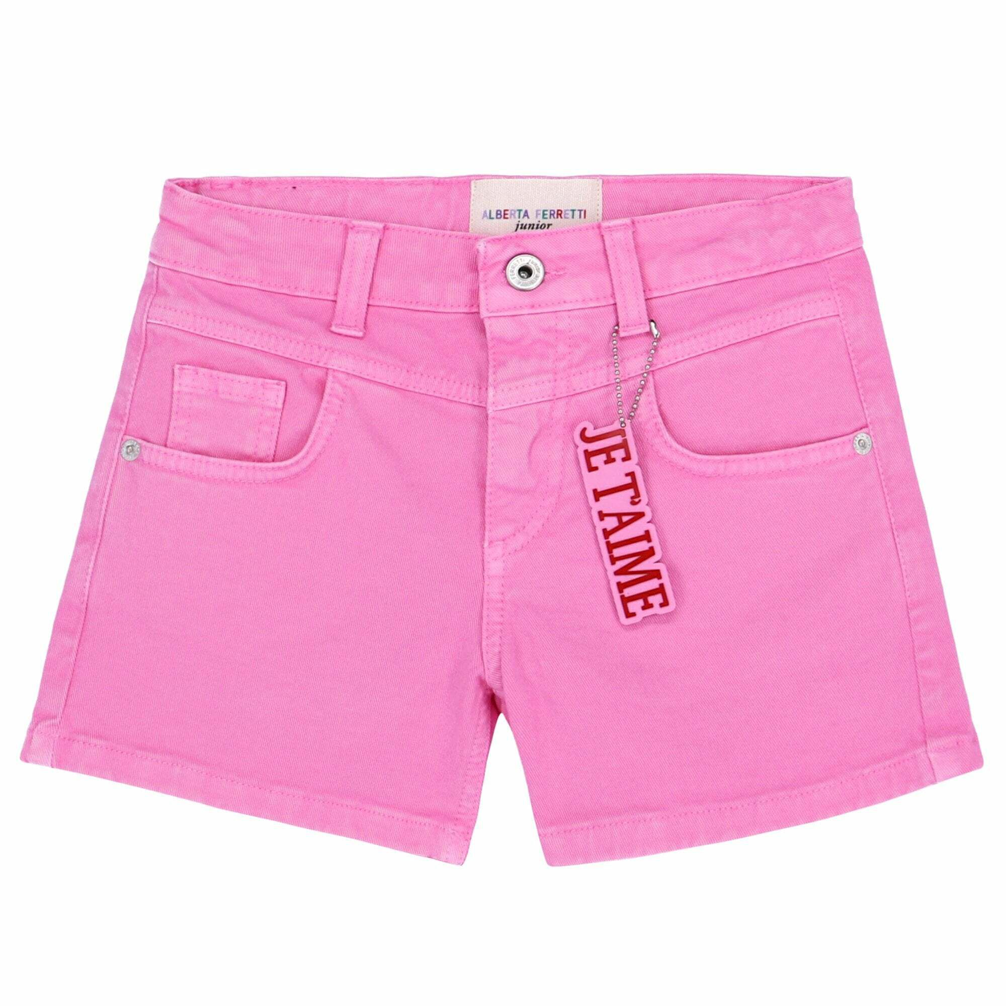 Alberta Ferretti Kids tie-dye cotton shorts - Pink