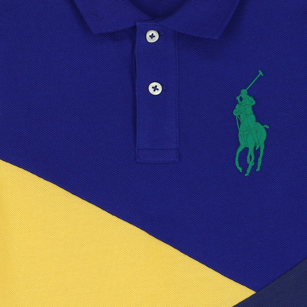 Ralph Lauren Boys Logo Yellow Polo Shirt | Junior Couture USA