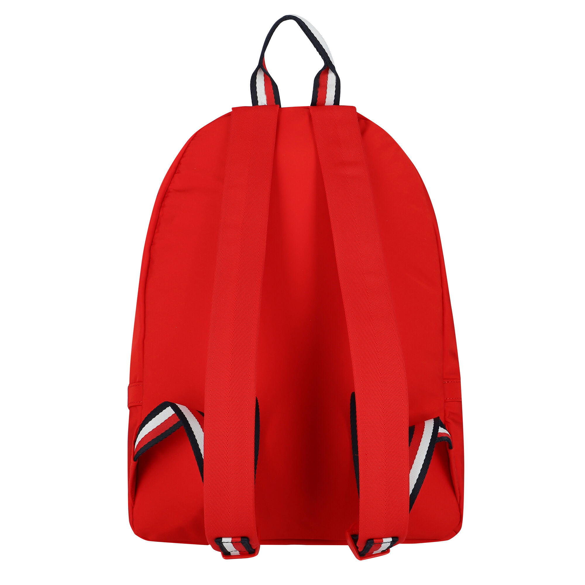 plain red backpack