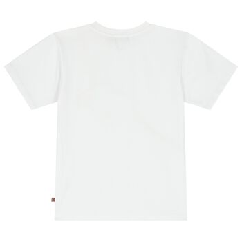 Girls White Logo Bag T-Shirt