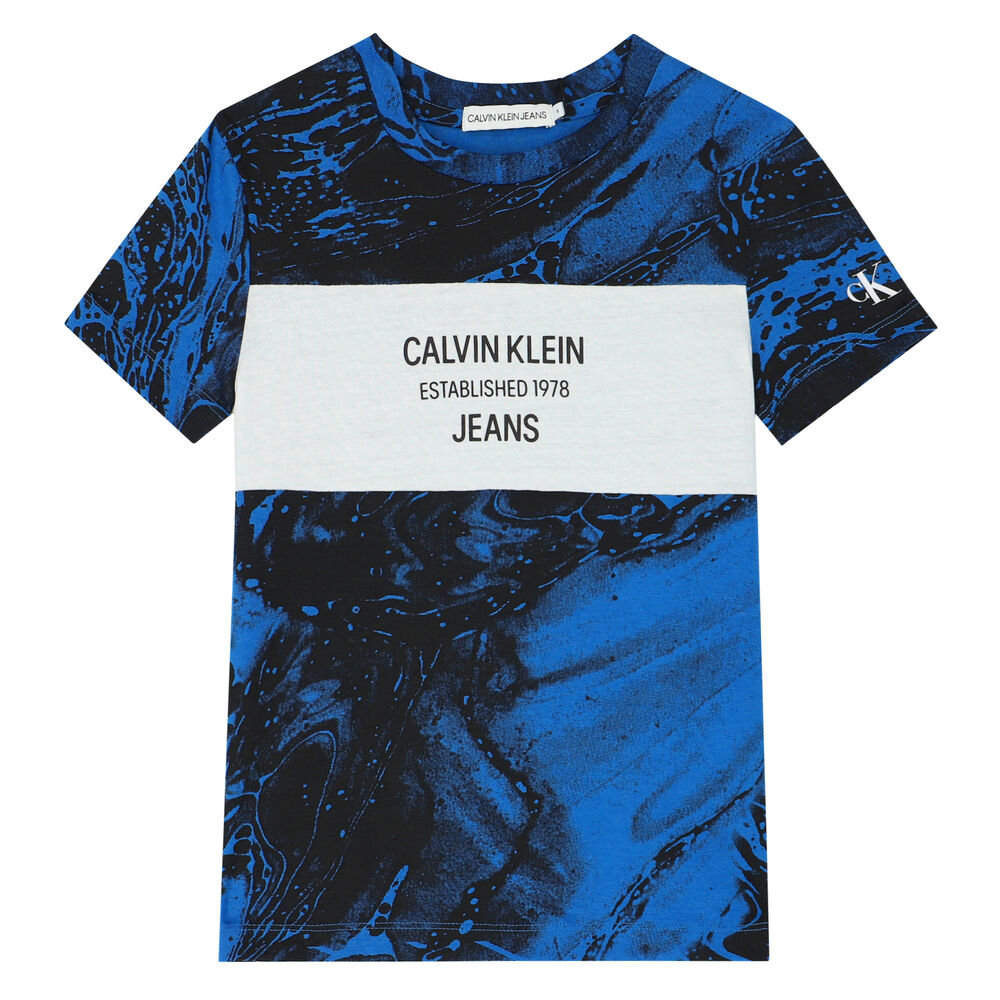 Calvin klein Graphic Box Logo T-Shirt Black