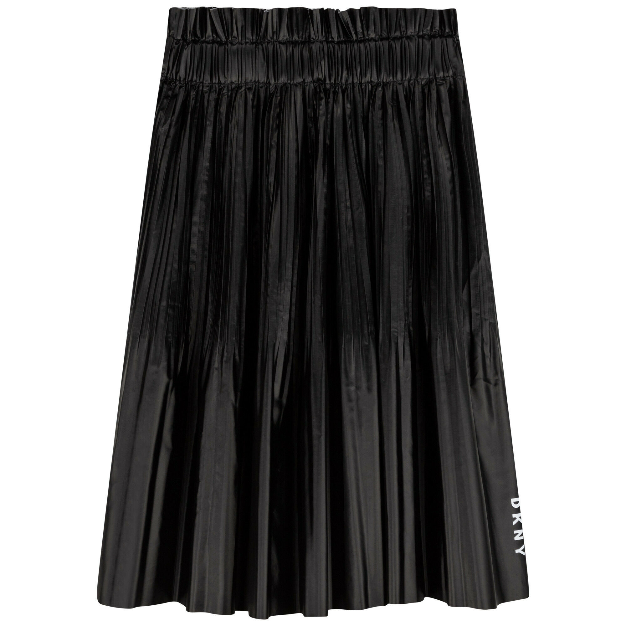 dkny black pleated skirt