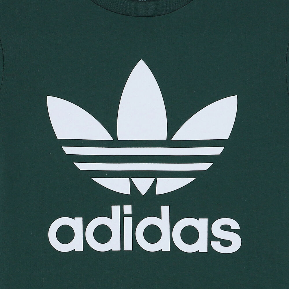 Junior USA adidas Trefoil T-Shirt Couture Originals | Logo Green