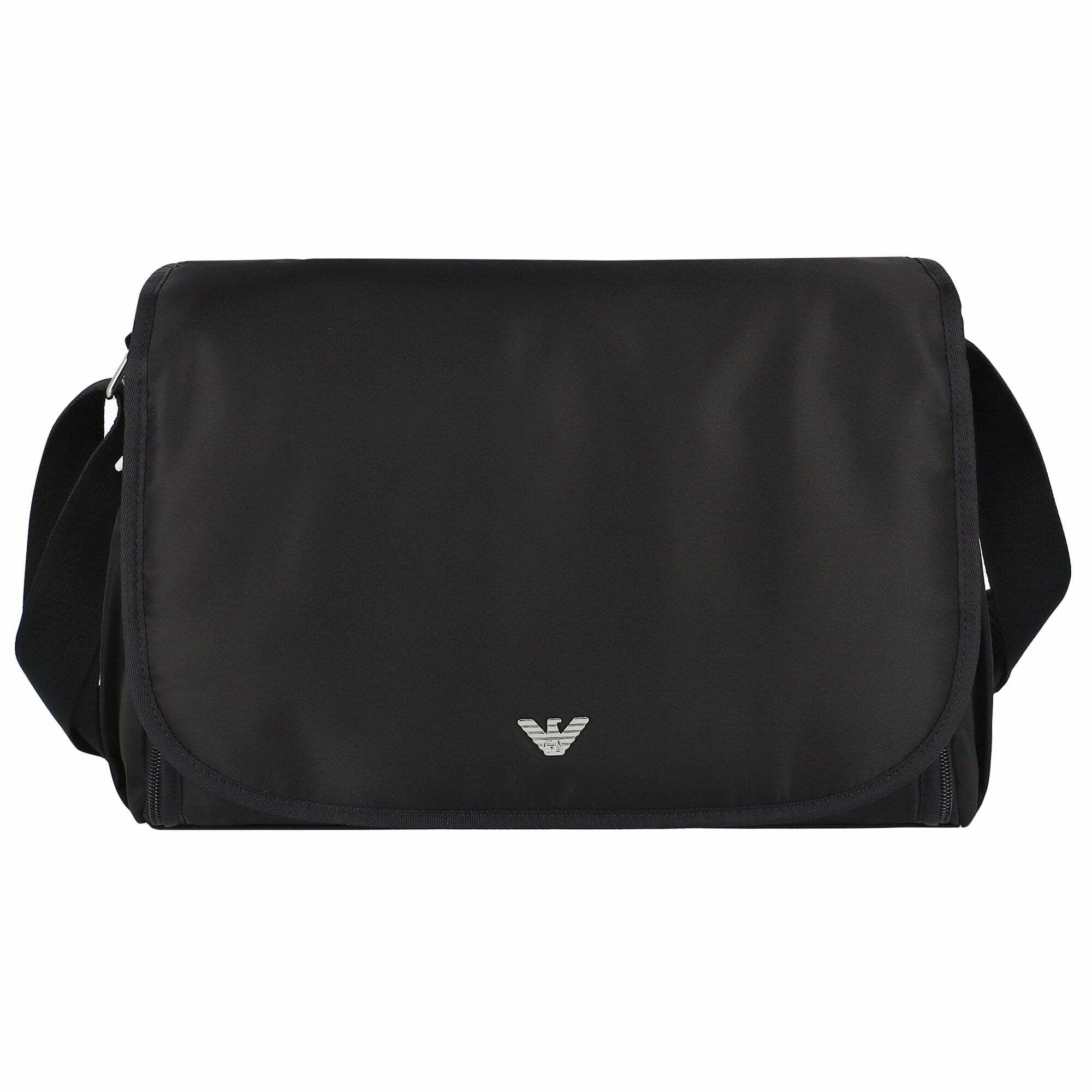 Emporio Armani - Black Logo Changing Bag (34cm) | Childrensalon