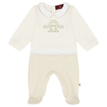 Ivory Logo Babygrow