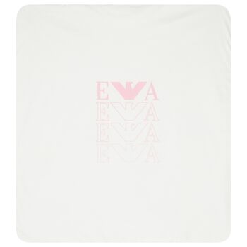 Baby Girls Pink Logo Blanket