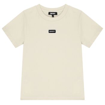 Beige Logo T-Shirt