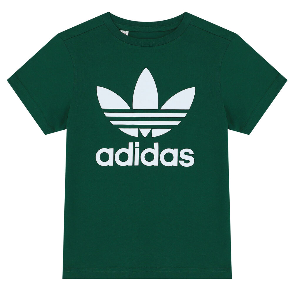 adidas USA Trefoil Green Originals T-Shirt Junior Logo | Couture