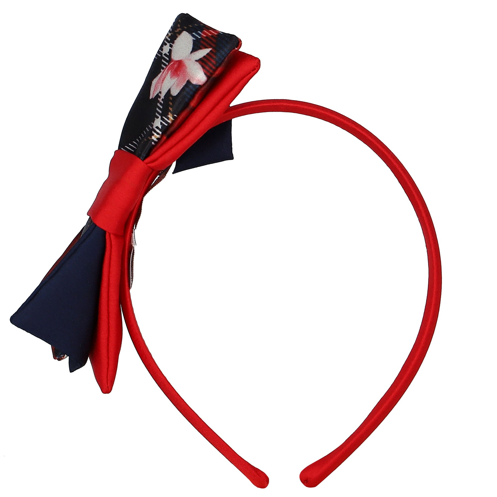 Patachou double-bow headband - Red