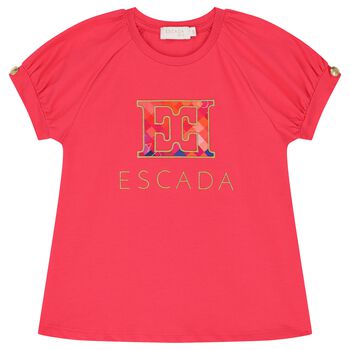 Girls Pink Logo T-Shirt