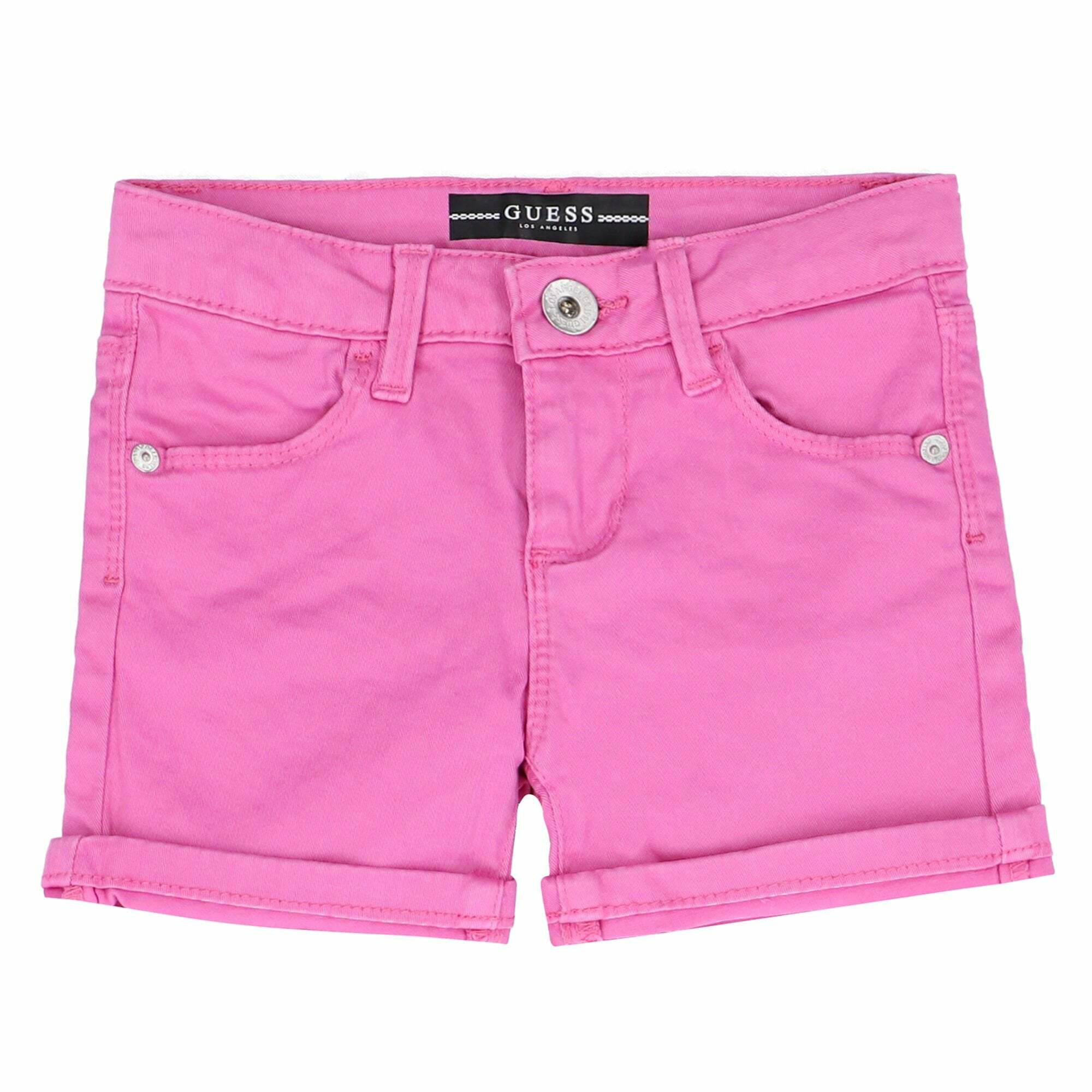 guess pink shorts