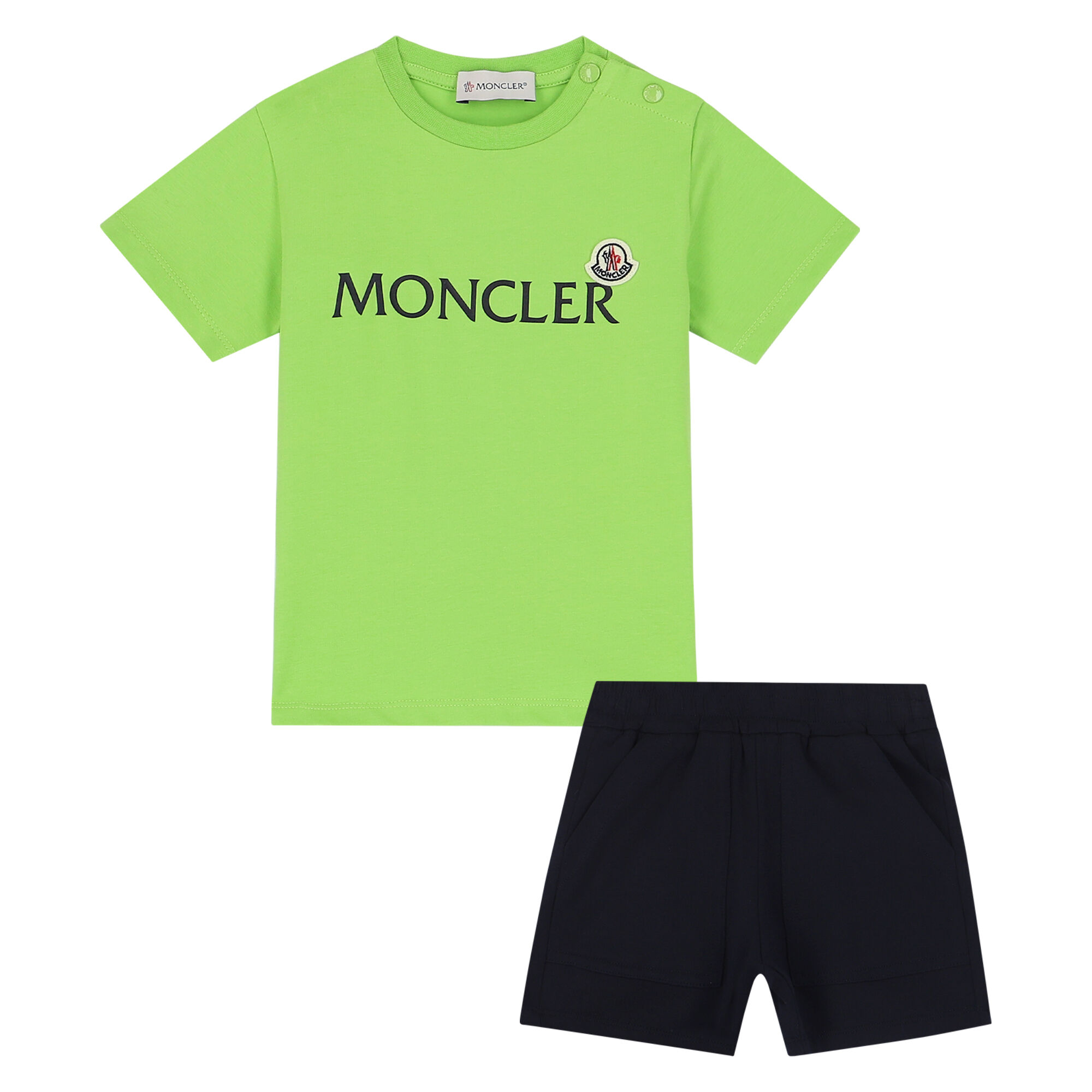 moncler green shorts