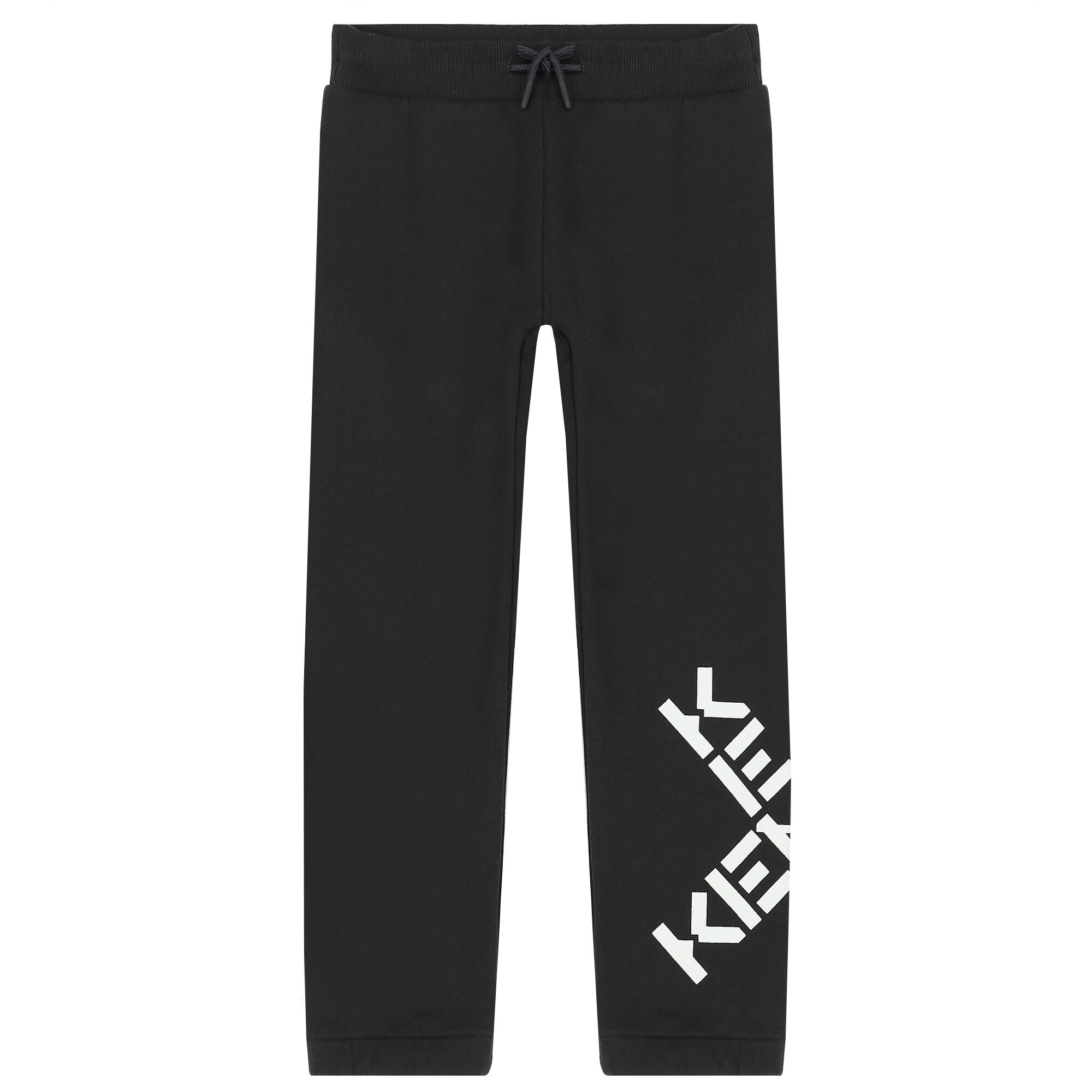 KENZO KIDS Girls Grey Logo Joggers | Junior Couture USA