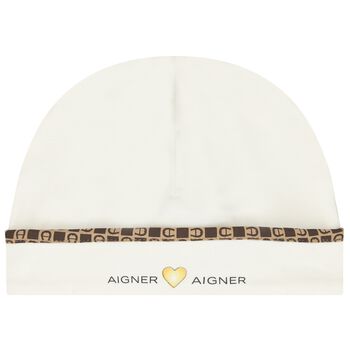 Ivory Logo Baby Hat