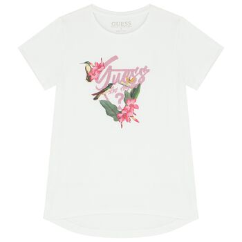 Girls White T-Shirt