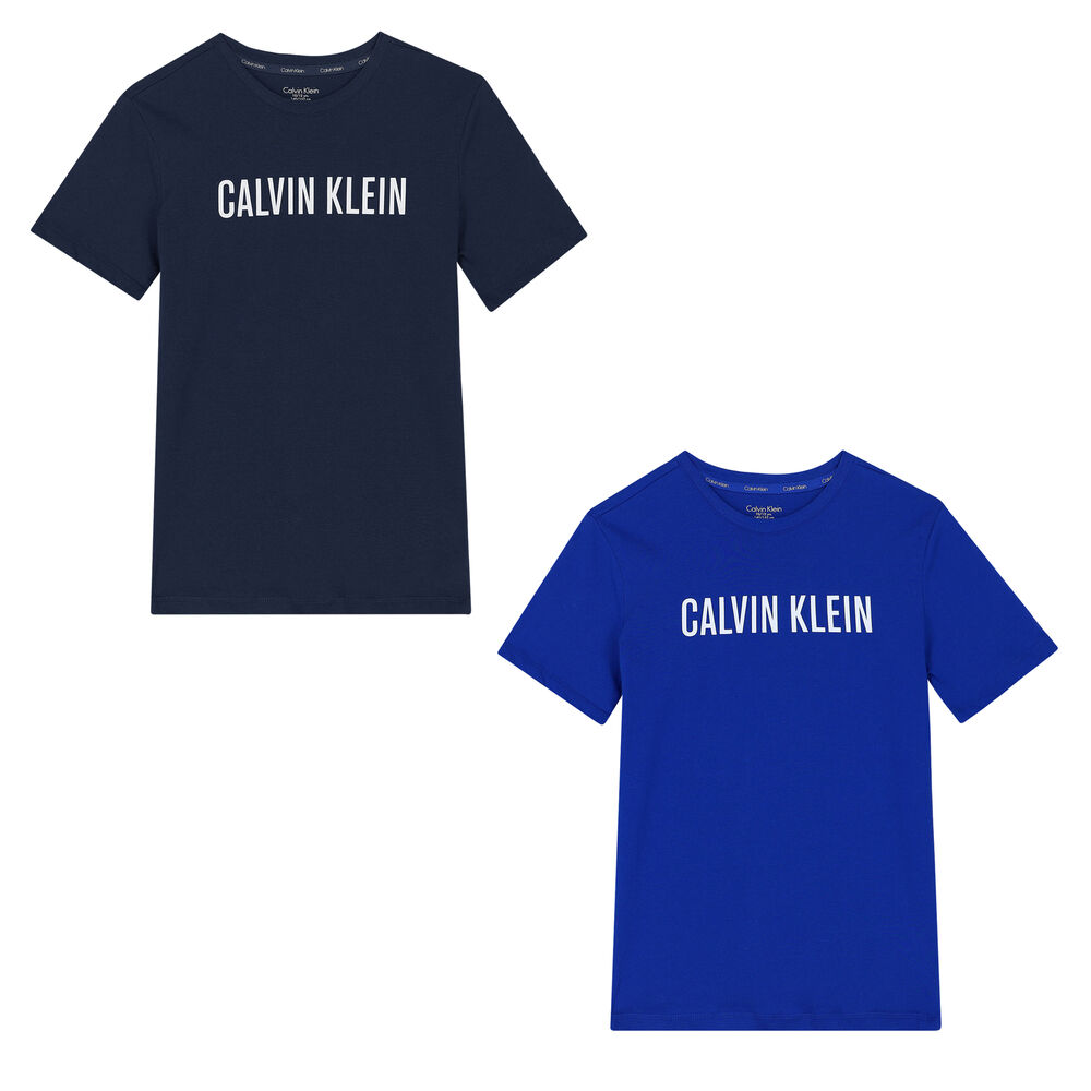 Calvin Klein Boys Navy Logo T-Shirt