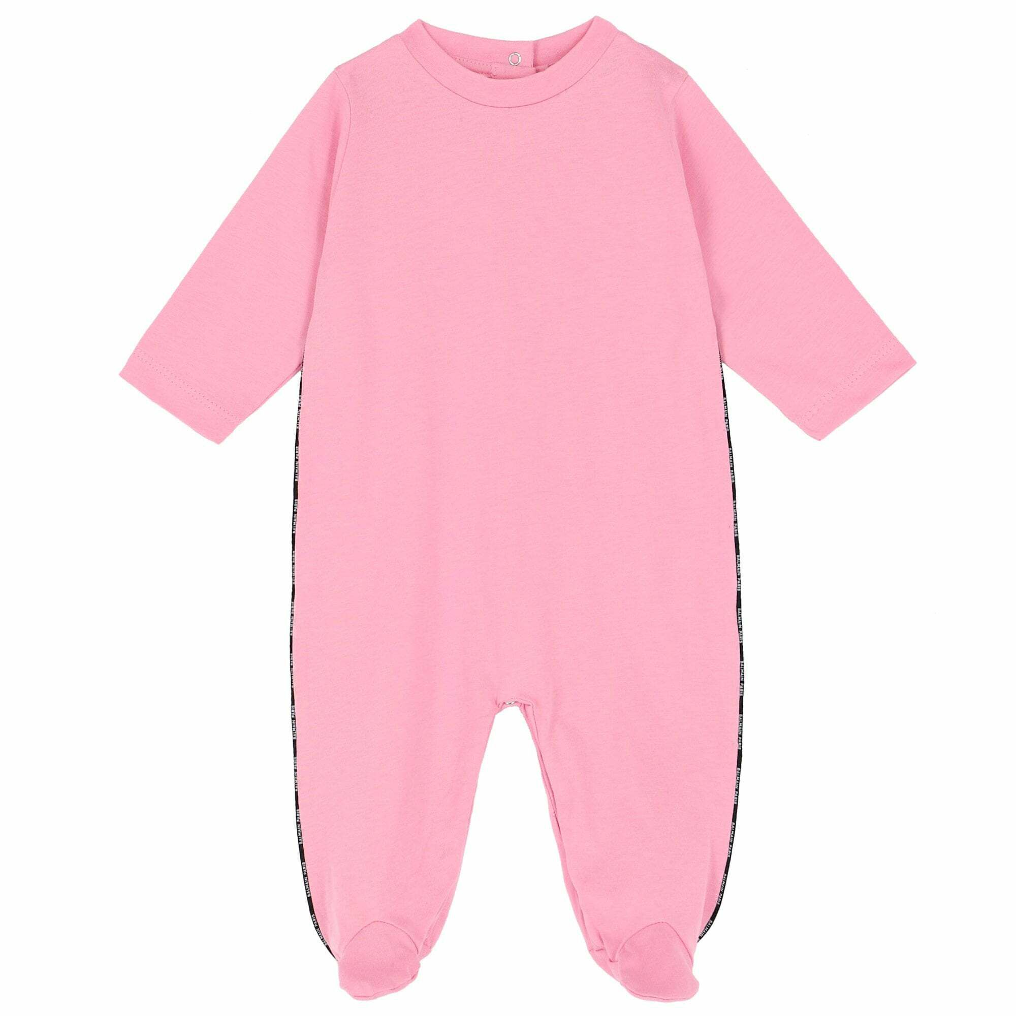 Balmain Baby Girls Pink Babygrow, Gilet & Bib Set | Junior Couture USA